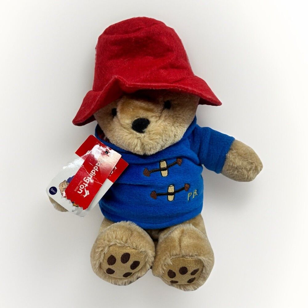 Paddington Bear Plush Toy Classic 2017 Rainbow Designs Felt Hat Cloth Outfit